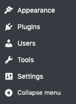 The Users tab is between Plugins and Tools, closer to the bottom of your sidebar.