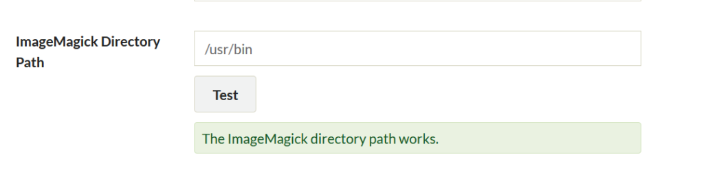 ImageMagick Directory Path